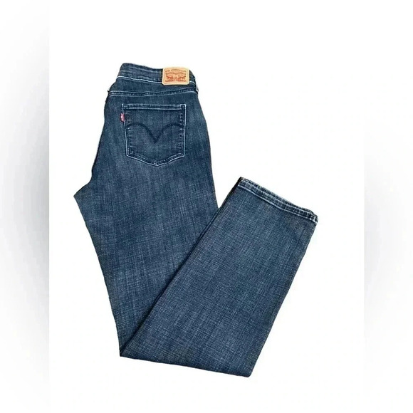 Levi’s Mid Rise Skinny Jeans Embroidered Floral Dark Wash Women’s Waist 33 - Picture 15 of 15